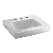 American Standard Roxyln Wall Mount Sink, Front Overflow