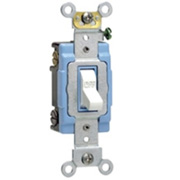 Leviton 15A Industrial Toggle Switch - Ivory
