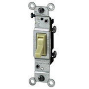 Leviton 15A, 120V Residential Toggle Switch - Ivory