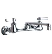 Chicago Wall Mount Sink Faucet Less Soap Dish - CP