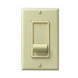 Leviton 600W Illuminated Slide Dimmer Switch, 120V - Ivory