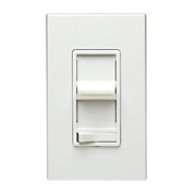 Leviton 600W Illuminated Slide Dimmer Switch, 120V - White