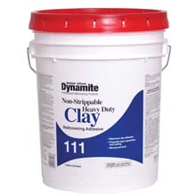 Dynamite 111 Clay Non-Strippable Wallcovering Adhesive, 5 Gal