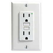 Leviton 15A GFCI Receptacle w/LED Indicator - White