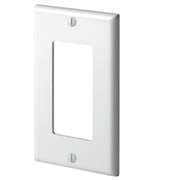 Leviton Single Gang Decora Cover Plate - White