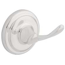 Franklin Brass Jamestown Double Robe Hook - Pol Chrome