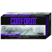 Bx Ansell Premium Powdered Latex Gloves - Large