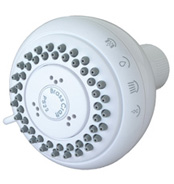 Brasscraft White Massage Showerhead