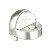 Solid Brass High Profile Dome Stop - Satin Chrome