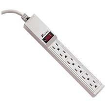 6 Port Power Strip w/4' Cord
