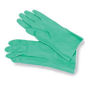 Nitrile Flock-Lined Gloves - Large (12/bx)