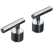 Pair Kohler Taboret Lav Faucet Lever Handles - Polished Chrome