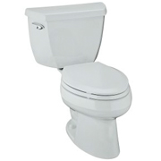 Kohler Wellworth Elongated Toilet - White
