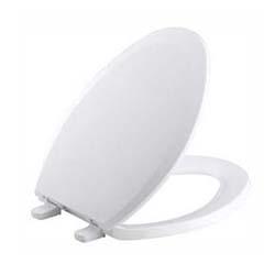 Kohler Lustra Elongated, Closed End Toilet Seat w/Lid - White