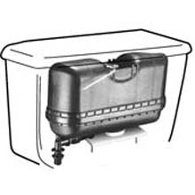 Flushmate Pressure Flush Tank for Mansfield Toilet