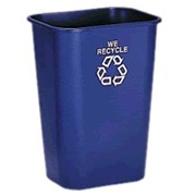 Rubbermaid 41-1/4 Qt. Blue Recycle Container