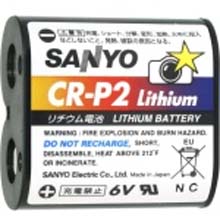Sanyo 6V CR-P2 Photo Lithium Battery