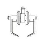 Pioneer Series Privacy Lever Lockset - Satin Chrome