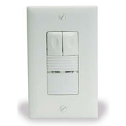 Watt Stopper Passive Infrared Dual Relay Wall Switch - White