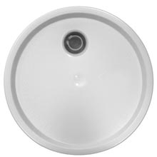 5 Gallon Pail Lid w/Plug, White