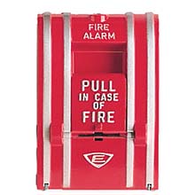 Edwards Manual Fire Alarm Pull Station, Single Pole, NO