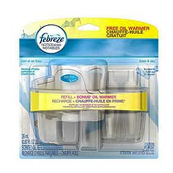 Febreze NOTICEables Linen & Sky Dual Scent Refill w/Oil Warmer