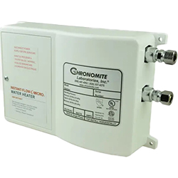Chronomite 8320W, 277V Instant-Flow Water Heater, Field Adjustable Temp.